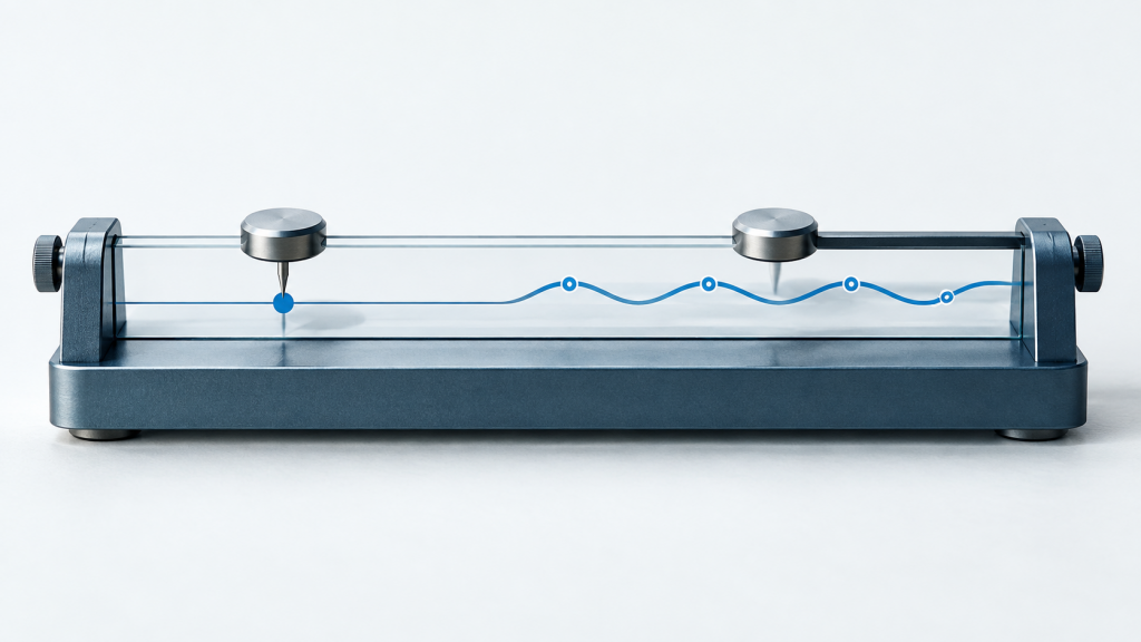A timeline contrasts a single point with multiple observations over time.
